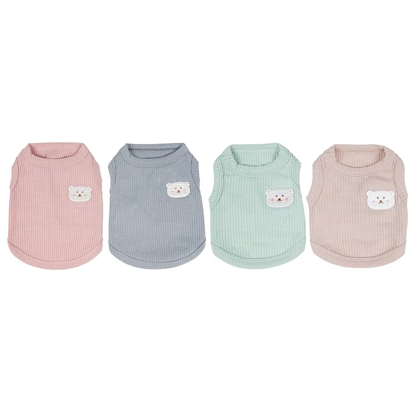 2023 Spring Summer Custom T Shirt For Dog Pets Sweater Jumper Dog T shirt Puppy Dog Clothes Vest