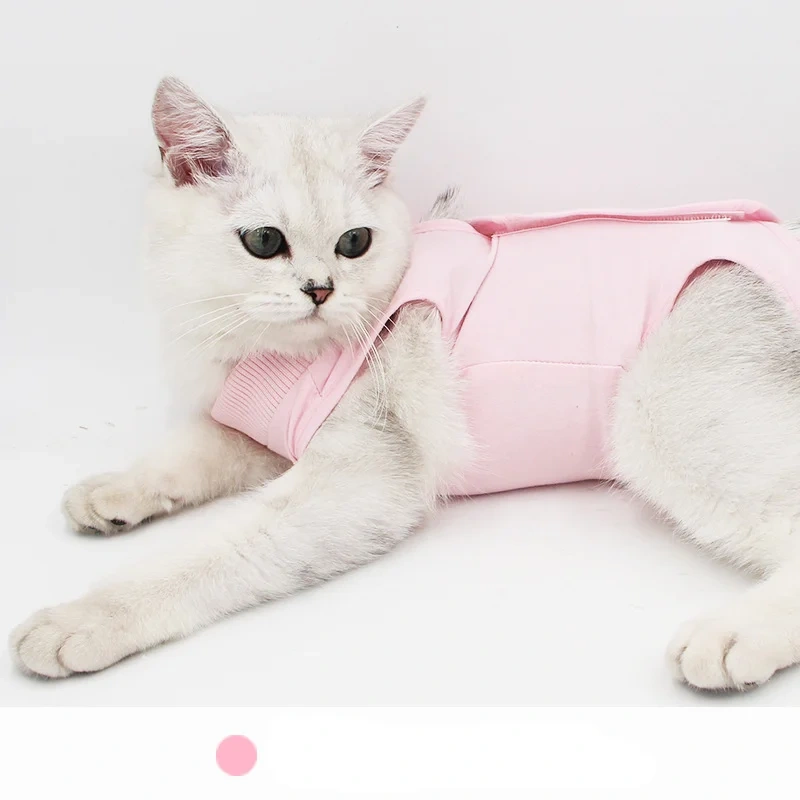 Recovery Cat  Surgical Abdominal Wounds Pet Clothes  Accessories Postoperative Surgical Professional Recovery Cat Clothes