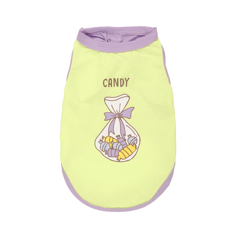 New Pet Apparel Accessories Summer Dog T shirt Factory Wholesale Cheaper Price Soft Comfortable Cotton Cool Pet Clothes Dog Vest