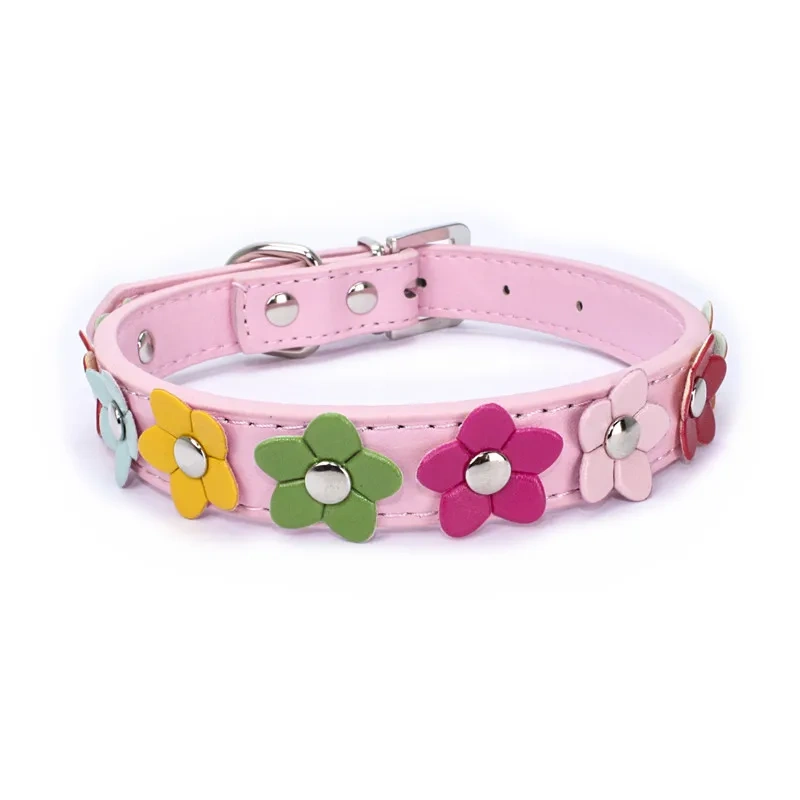 Personalised pu leather dog collar wholesale dog collar buckles