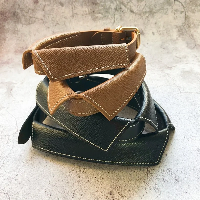 New Design Tie Shaped Personalized Dog Training Collar Faux Leather Dog Collar Pet Accessories Collar