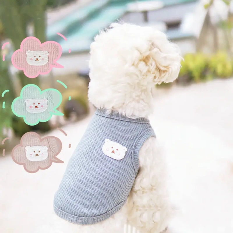 2023 Spring Summer Custom T Shirt For Dog Pets Sweater Jumper Dog T shirt Puppy Dog Clothes Vest