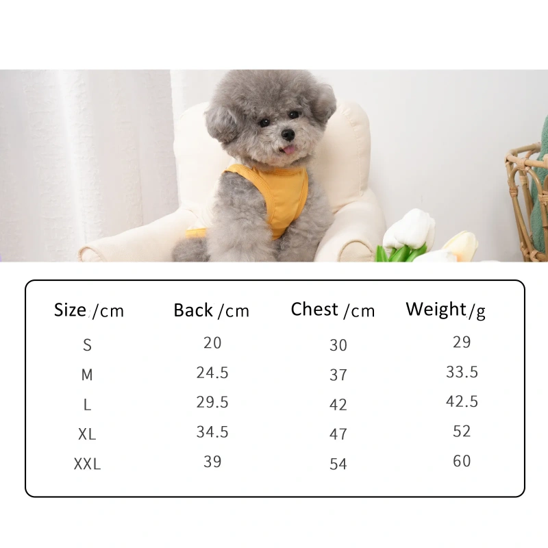 New Pet Apparel Accessories Summer Dog T shirt Factory Wholesale Cheaper Price Soft Comfortable Cotton Cool Pet Clothes Dog Vest