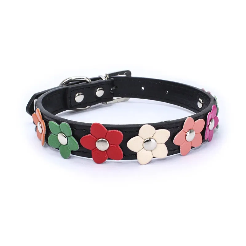 Personalised pu leather dog collar wholesale dog collar buckles