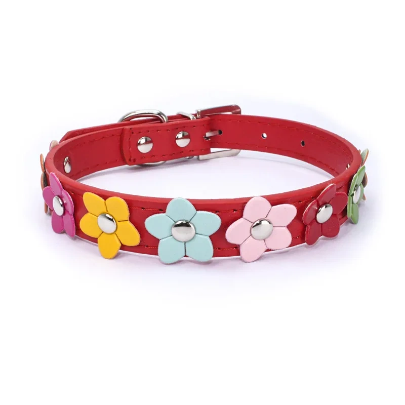 Personalised pu leather dog collar wholesale dog collar buckles