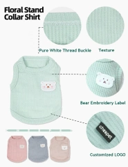 2023 Spring Summer Custom T Shirt For Dog Pets Sweater Jumper Dog T shirt Puppy Dog Clothes Vest
