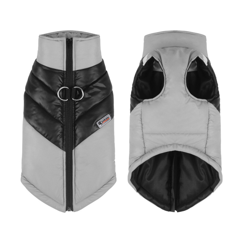 Winter Warm Puppy Big Medium Waterproof Dog Jacket Coat Vest Wholesale Dog Clothes with D Ring