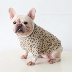 New Design 15 styles Versatile Fat Dog Clothes  Bago Koki Garfield Cat Bulldog Home wear Cotton T-shirt Pet Clothes For Autumn