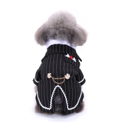 Factory Wholesale OEM Customized Pet Products New Design Dog Clothes Dress Tuxedo Wedding Dress Suit Teddy Clothing