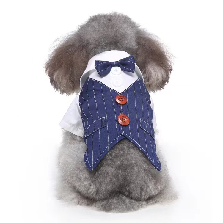 New Design Dog Clothes Dress Tuxedo Wedding Dress Suit Teddy Clothing