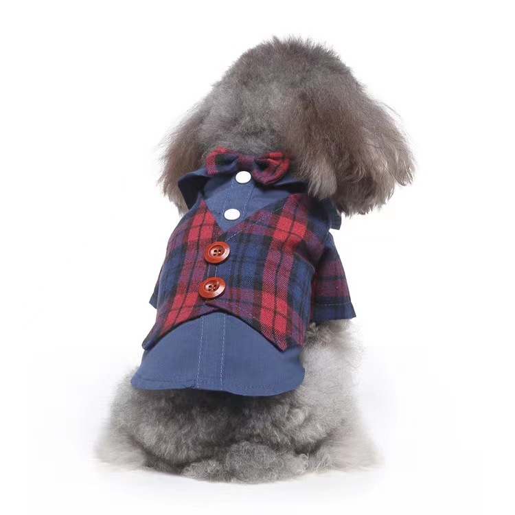 New Design Dog Clothes Dress Tuxedo Wedding Dress Suit Teddy Clothing