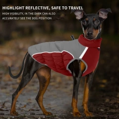 Designer Dog Clothing Luxury Winter Dog Clothes Pet Jacket Waterproof for Small and Big Dog cotton Coat pet Apparel