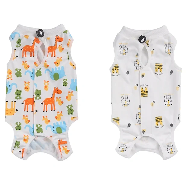 Customized oem cat hospital gown Harness Cat neuter suit for cat Sterilization operation  with pet accessories