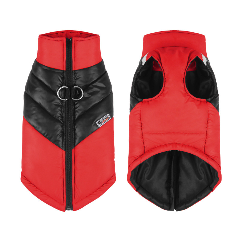 Winter Warm Puppy Big Medium Waterproof Dog Jacket Coat Vest Wholesale Dog Clothes with D Ring