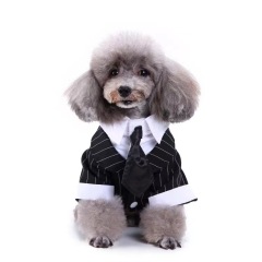 New Design Dog Clothes Dress Tuxedo Wedding Dress Suit Teddy Clothing