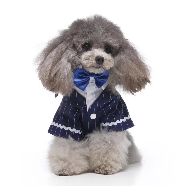 New Design Dog Clothes Dress Tuxedo Wedding Dress Suit Teddy Clothing