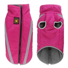 Waterproof Dog Clothes for Large Dog Jackets Winter Warm Padded Fleece Pet Coat Safety Reflective Designer Dog Clothing