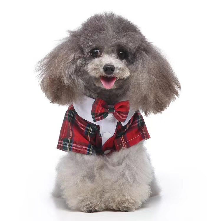 New Design Dog Clothes Dress Tuxedo Wedding Dress Suit Teddy Clothing
