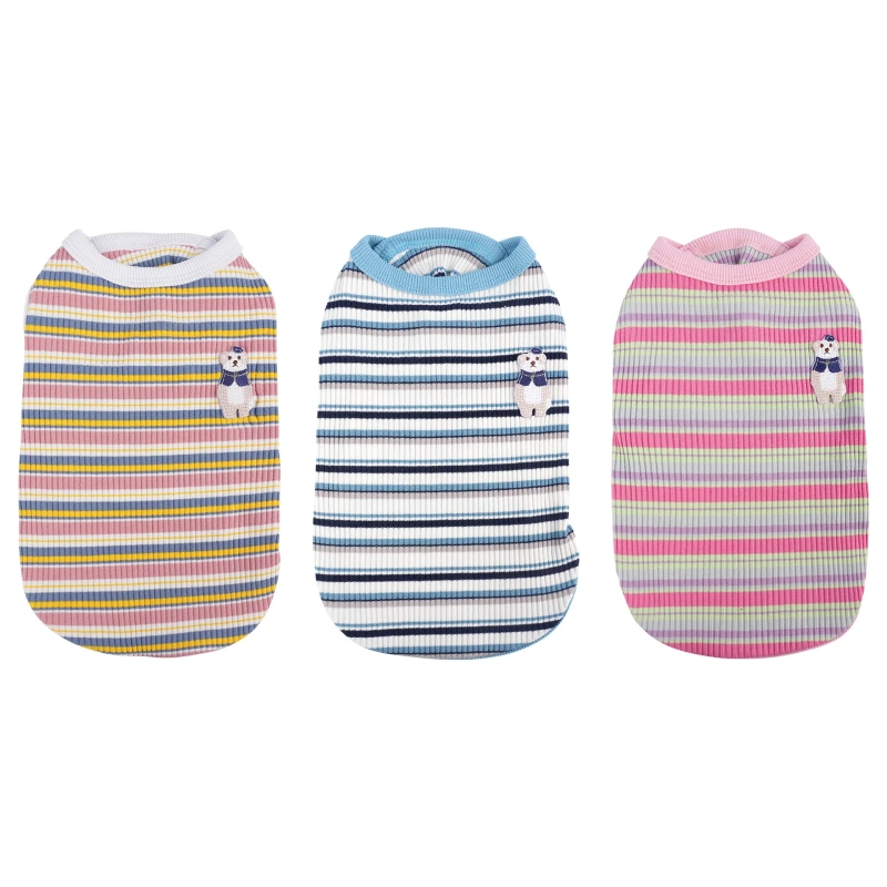 High Quality Pet Apparel Accessories Dog Clothes Wholesale Autumn And Winter New Soft Comfortable Plain Dog T shirts For Puppy
