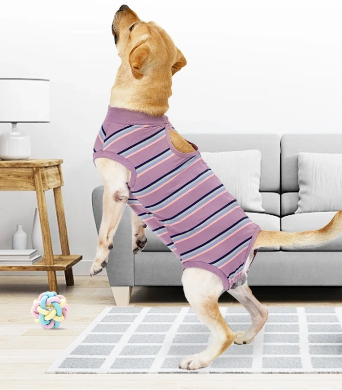 Stretchable and easy to wear limb-wrapped multi-purpose dog aftersurgery jumpsuit