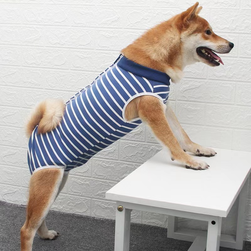 hot selling pet dog recovery suit dog soothe anxiety clothes dog surgical apparel ropa para perros