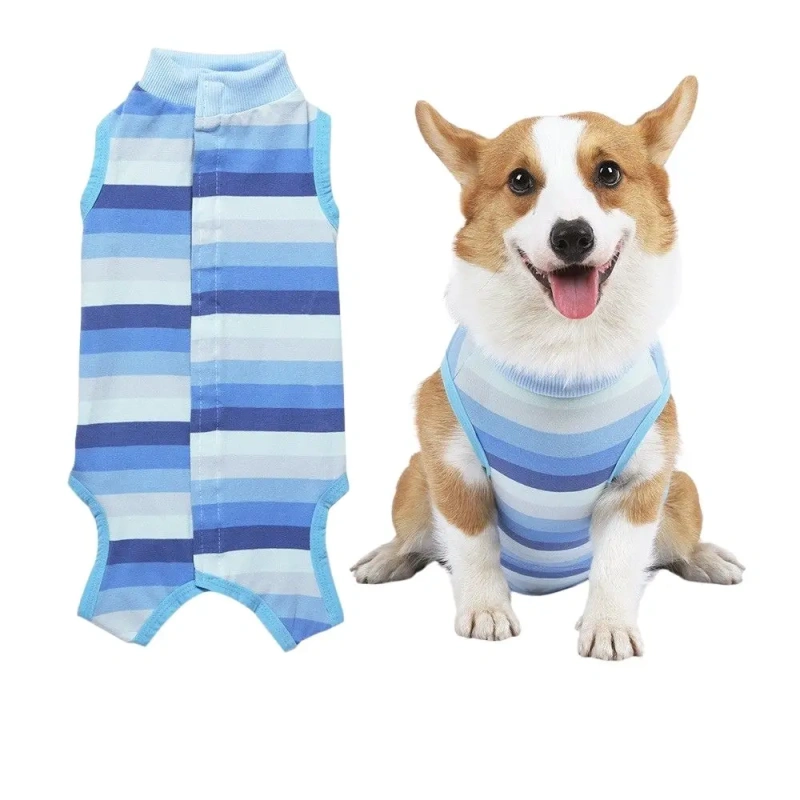 Pets bite post operative shirt puppy surgical pajamas bodysuit for dogs cats