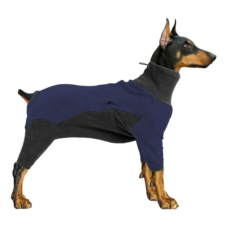 New style Large dog winter clothes four foot cold proof warm cotton luxury dog clothes