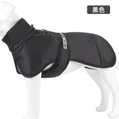 Windproof Reflective Plaid Snow Dog Clothes Breathable Windproof Snow-Proof Dog Cotton Coats Plenty Sizes for Large Dogs