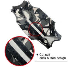 Pet clothes cat spay neuter suit cat postoperative suit row deduction weaning suit anti-licking camouflage home clothes cats