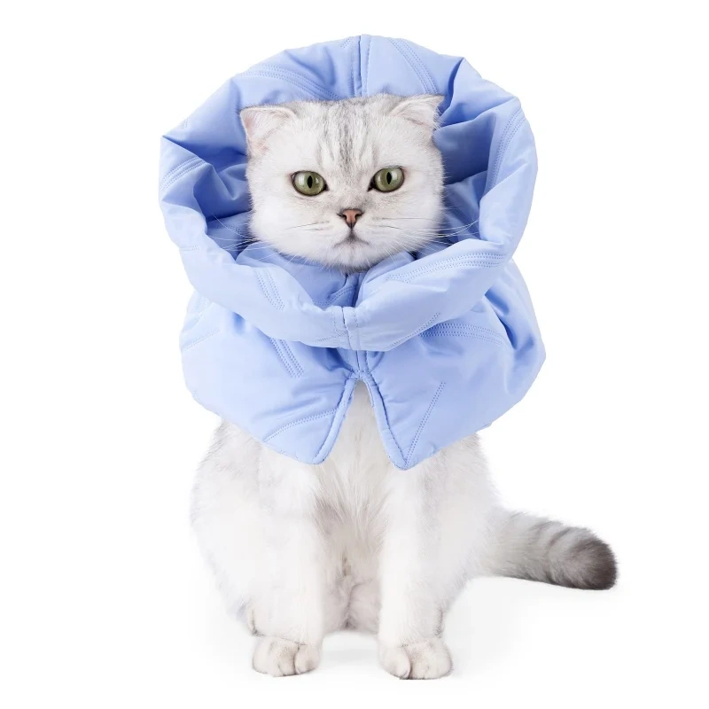 Cat Elizabethan Adjustable Collar Pet Dog Neck Cone Recovery Collar Anti-bite Protective Medical Neck Ring Pet Accessories