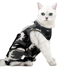 Pet clothes cat spay neuter suit cat postoperative suit row deduction weaning suit anti-licking camouflage home clothes cats