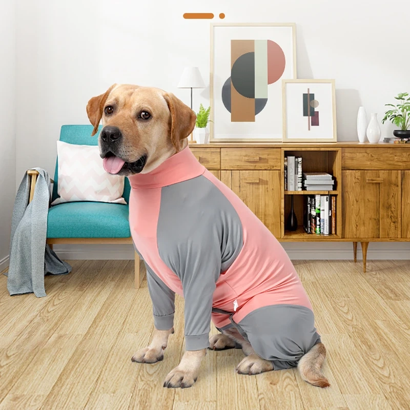 Comfortable High Elasticity Dog Four Leg Clothing After Surgery Home wear Sleepwear Four Legged Overalls For Medium Large Dogs