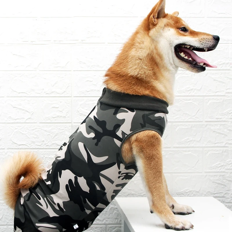 hot selling pet dog recovery suit dog soothe anxiety clothes dog surgical apparel ropa para perros