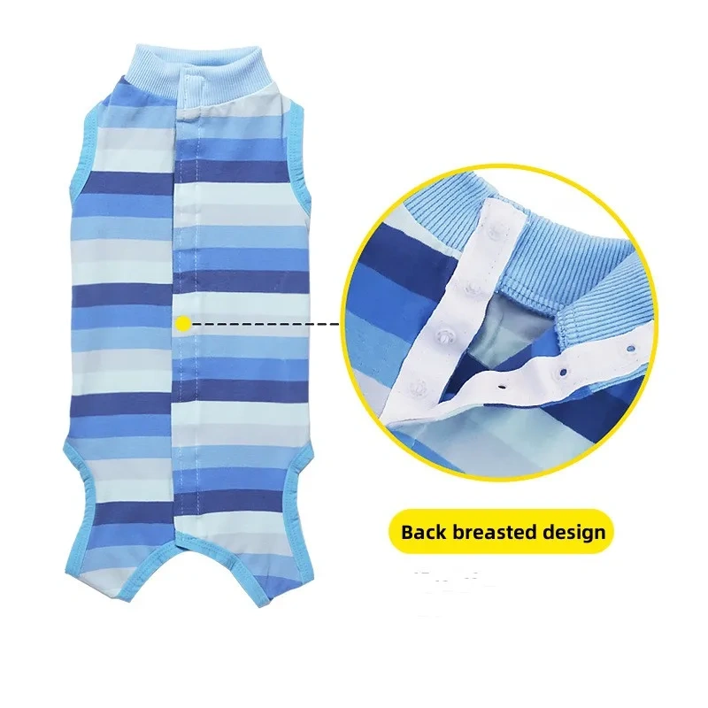 Pets bite post operative shirt puppy surgical pajamas bodysuit for dogs cats