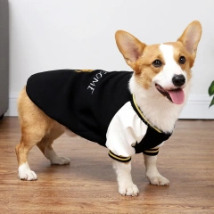 Dog Clothes for Small Dogs  Bulldog Baseball Wear Pet Sweatshirt Pet Costume Hoodie Pour Chien