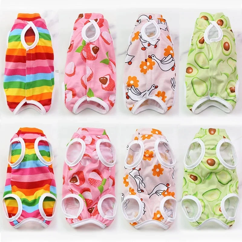 Customized Pet Hospital Gown Harness Cat Neuter Suit For Cat Sterilization Operation With Pet Accessories