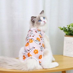 Pet Hospital Gown Harness Cat Neuter Suit For Cat Sterilization Operation With Pet Accessories