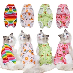 Customized Pet Hospital Gown Harness Cat Neuter Suit For Cat Sterilization Operation With Pet Accessories