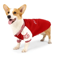 Dog Clothes for Small Dogs  Bulldog Baseball Wear Pet Sweatshirt Pet Costume Hoodie Pour Chien