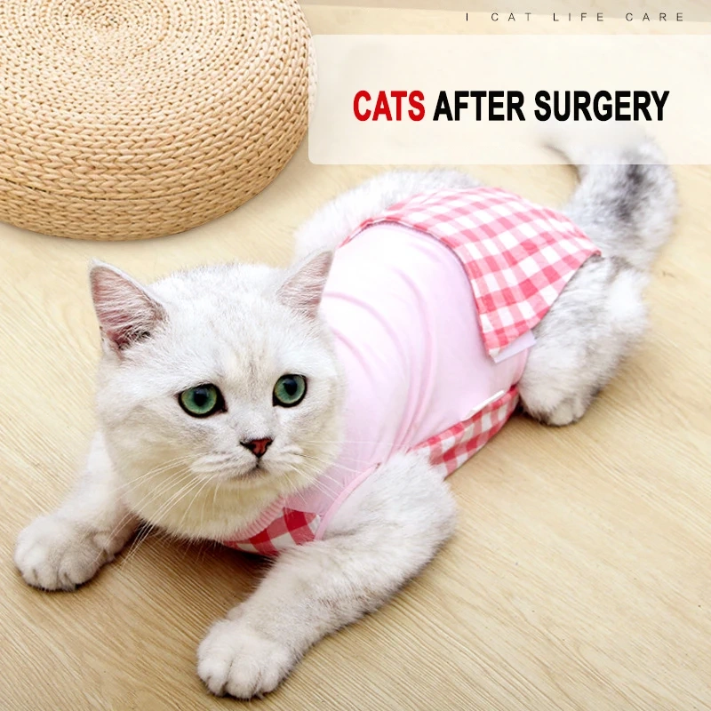 Ropa Para Mascotas Baju Kucing Ropa Gatos Wholesale Cat Postoperative Clothes Pet Surgery Recovery Suit Cat Clothes