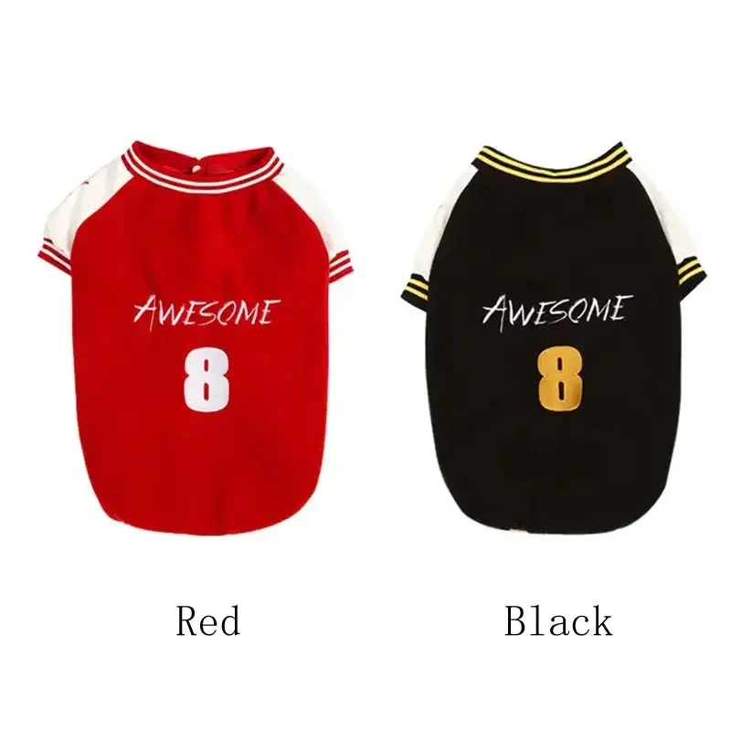 Dog Clothes for Small Dogs  Bulldog Baseball Wear Pet Sweatshirt Pet Costume Hoodie Pour Chien