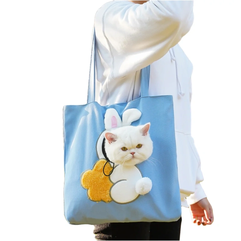 Stylish Portable Pet Canvas Bag High Quality Travel Carrier Outdoor Dog Cat bags