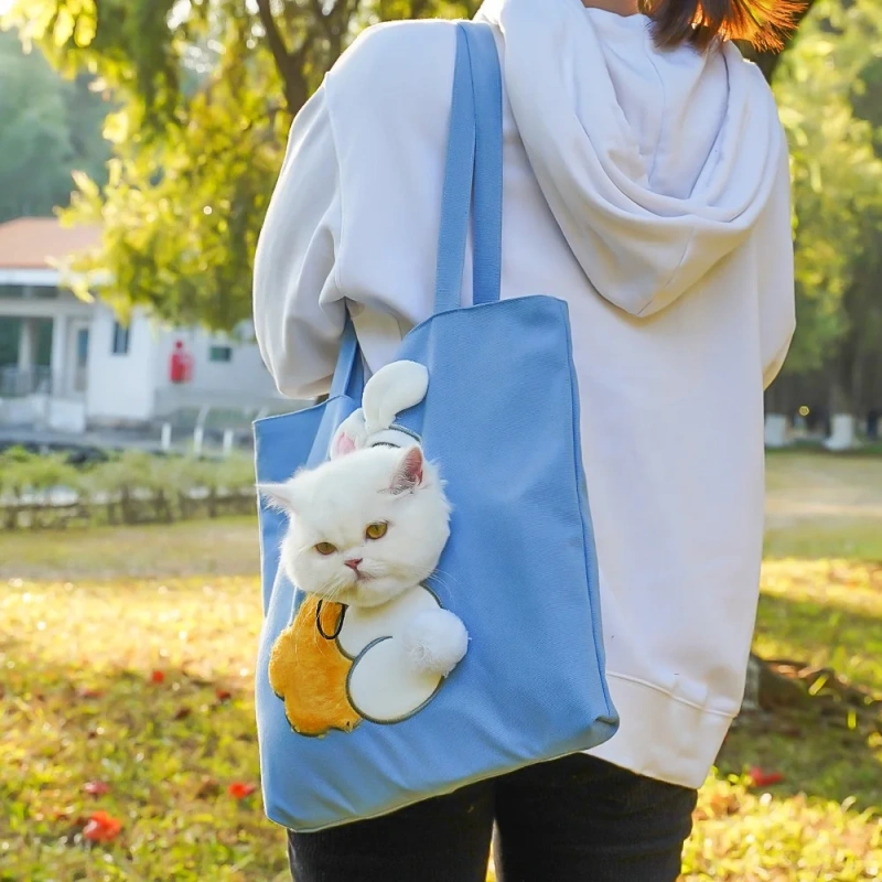 Stylish Portable Pet Canvas Bag High Quality Travel Carrier Outdoor Dog Cat bags