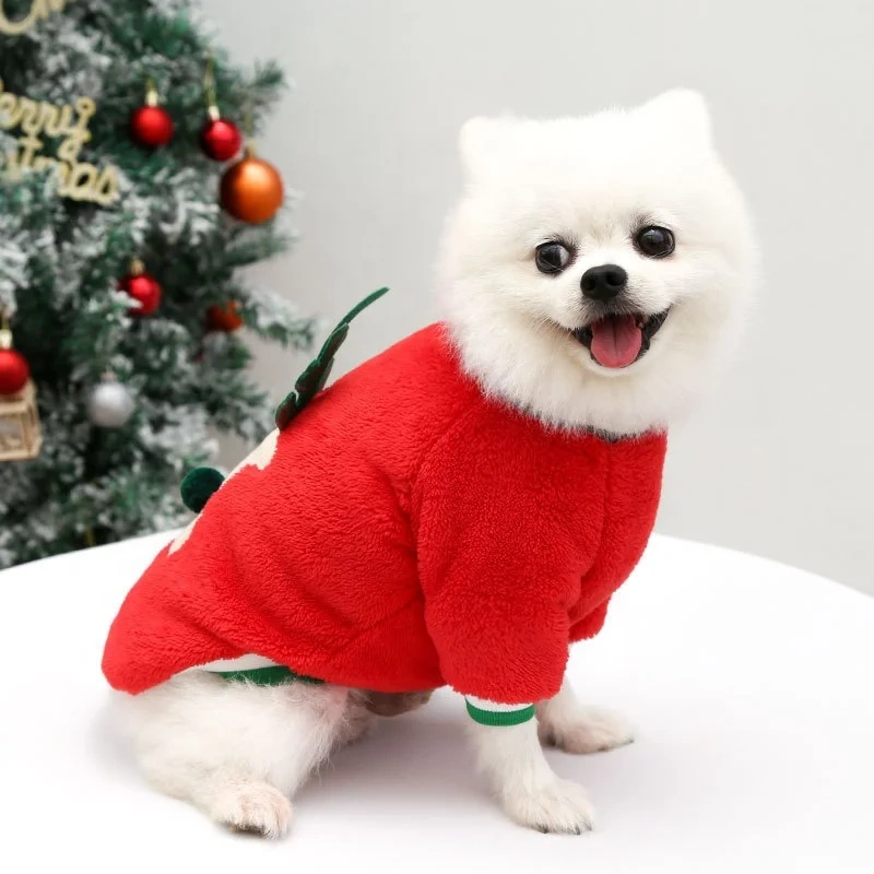 Fashionable clothes for pet winter soft fleece dog clothes pet clothes solid color dog luxury custom animal accessories pet vest