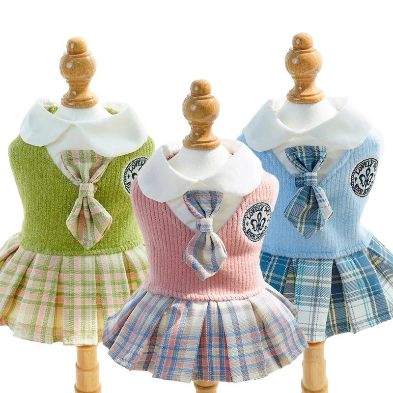 Dog Dresses for Small Dogs Cute Girl Female Dog Dress for Girls Puppy Shirt Skirt Doggie Dresses Pet Summer Clothes