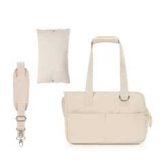 Korean Fashionable Portable Cotton Breathable Soft Soft-Sided Pet Cat Carrier Dog Tote Bag