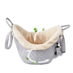Fashion Portable Sling Luxury Quilted Tote Pet Dog Walking Crossbody Bag Cat Carrier Bag Travel