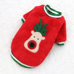 Fashionable clothes for pet winter soft fleece dog clothes pet clothes solid color dog luxury custom animal accessories pet vest