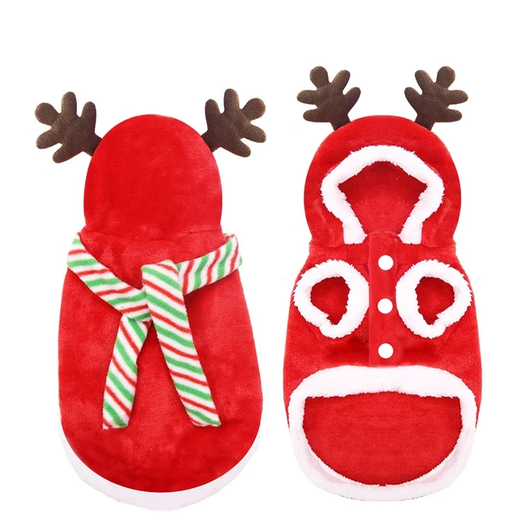 Wholesale Hot sell Pet Winter Coat Hoodies Outfits Christmas Clothes Pet Clothes Dog Clothe