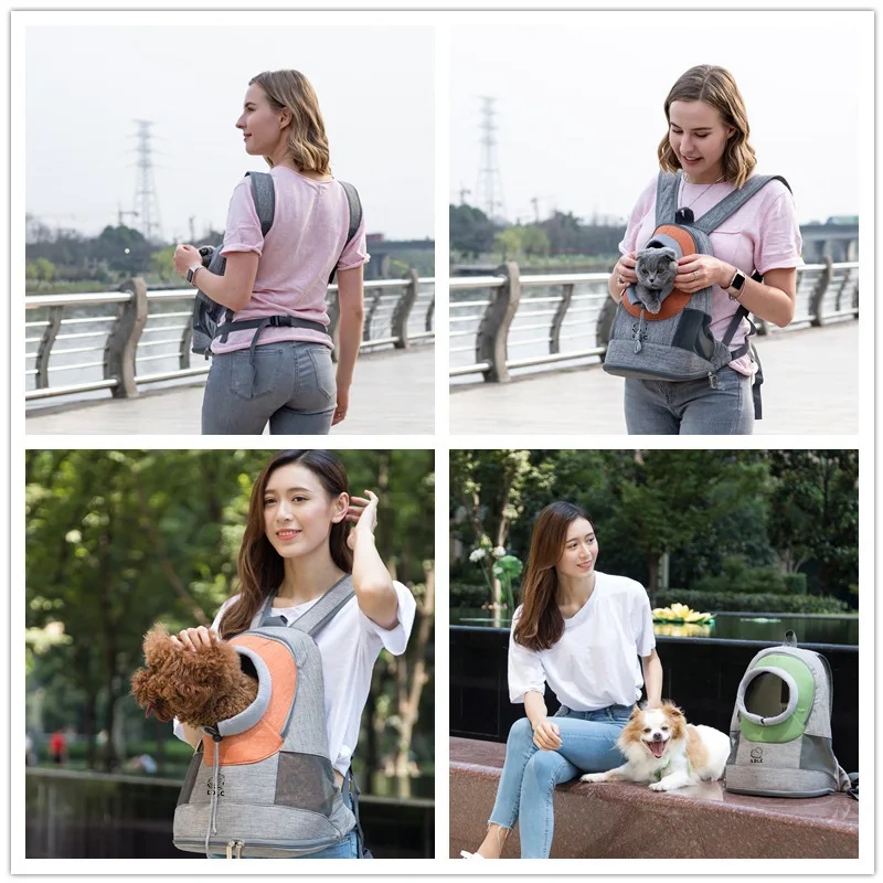 Foldable Pet Backpack Comfortable and Durable Puppy Rabbit Travel Bag Dogs Cat Pet Carrier Backpack